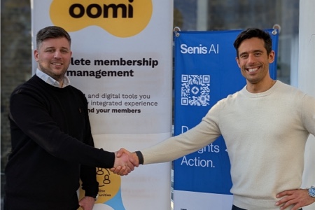 Image depicting the article 'oomi announce exciting new partnership with AI solution provider Senis AI'